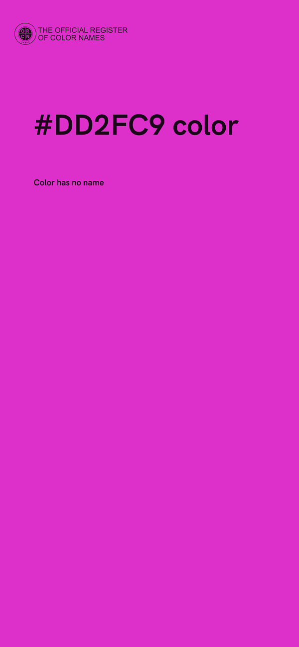 #DD2FC9 color image