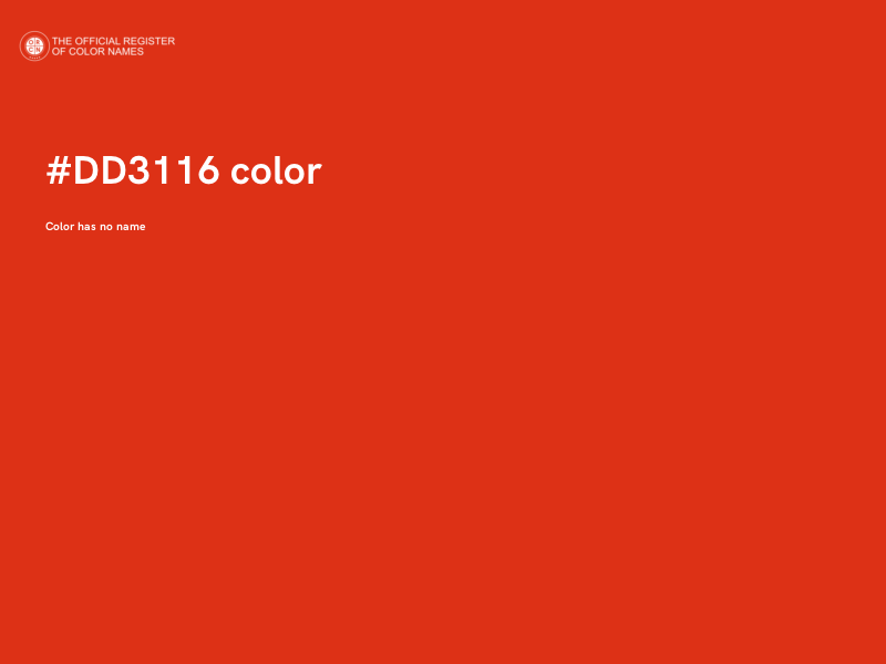 #DD3116 color image