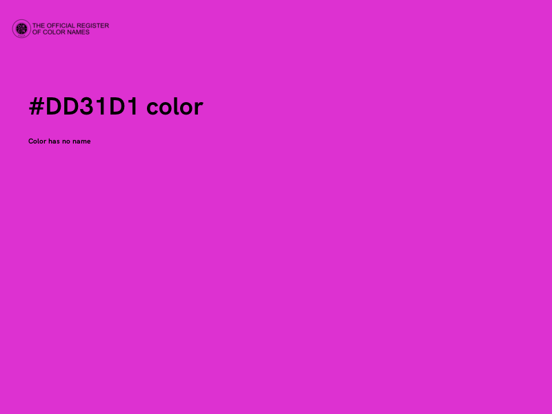 #DD31D1 color image