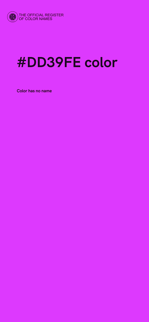 #DD39FE color image
