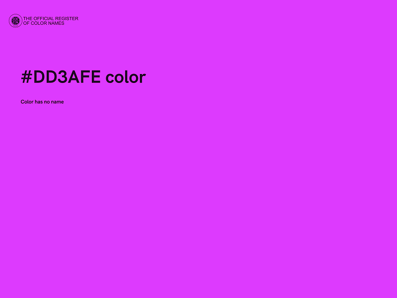 #DD3AFE color image