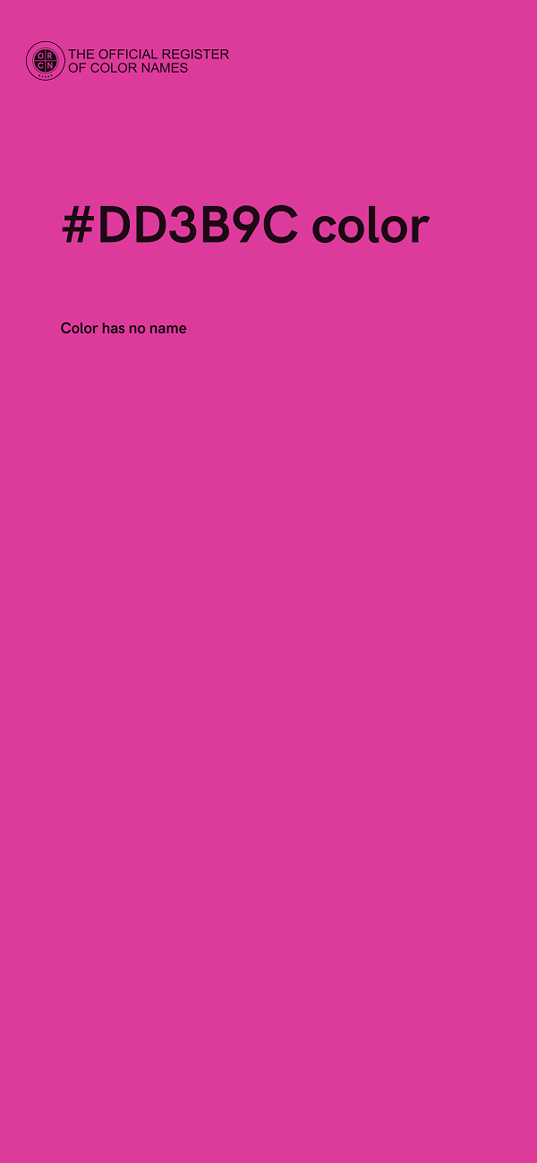 #DD3B9C color image