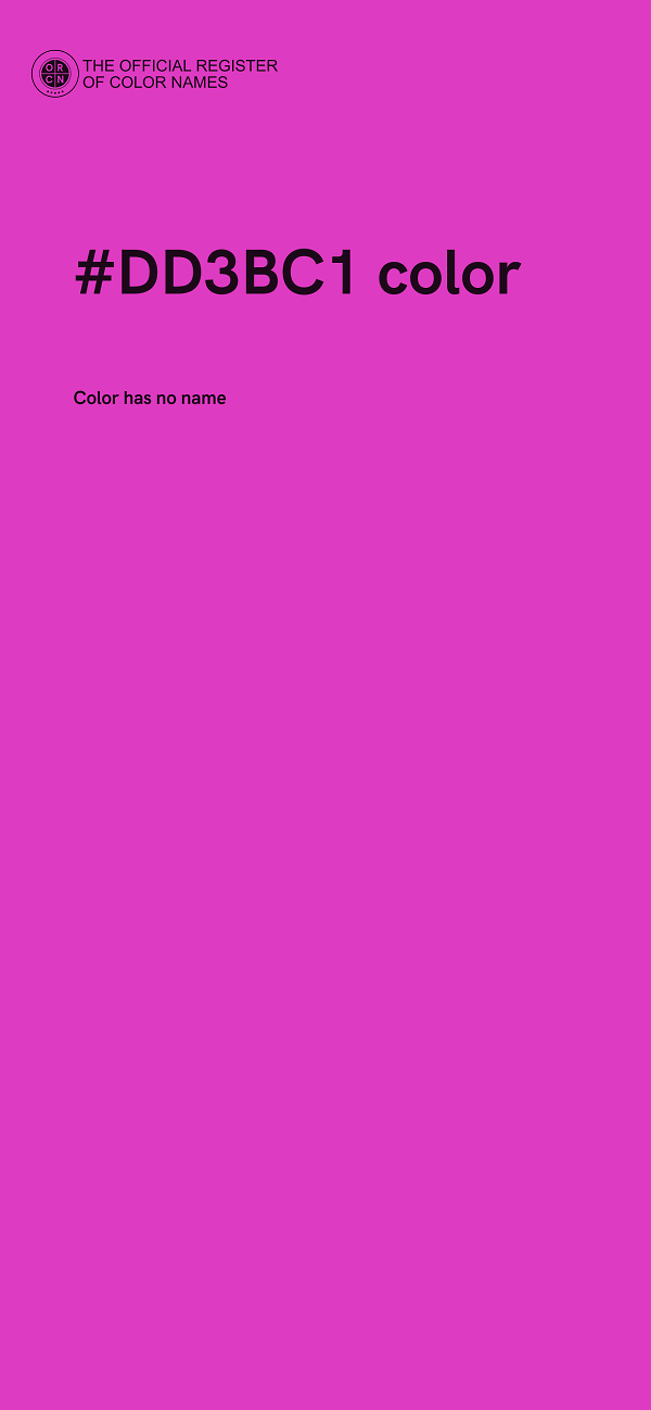 #DD3BC1 color image