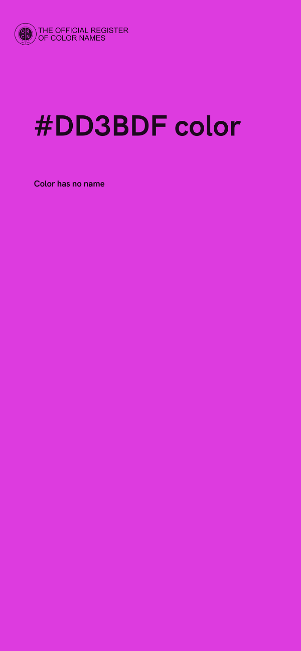 #DD3BDF color image