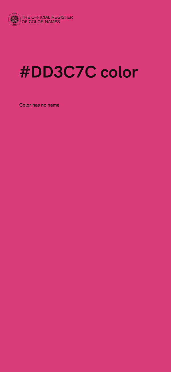 #DD3C7C color image