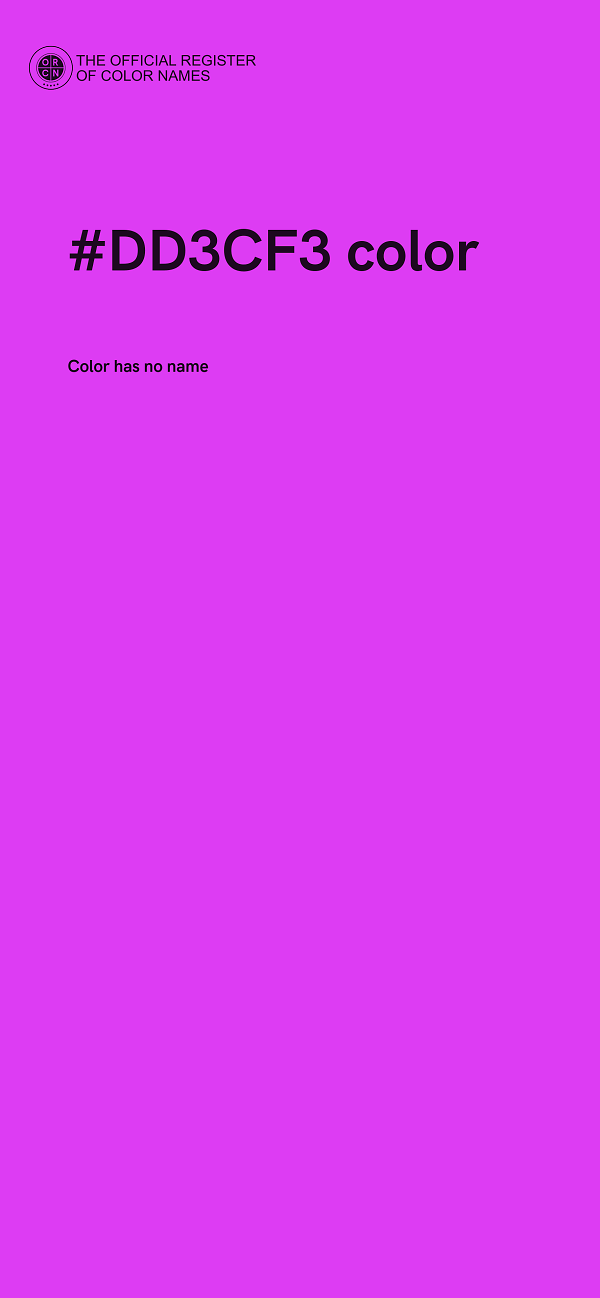 #DD3CF3 color image