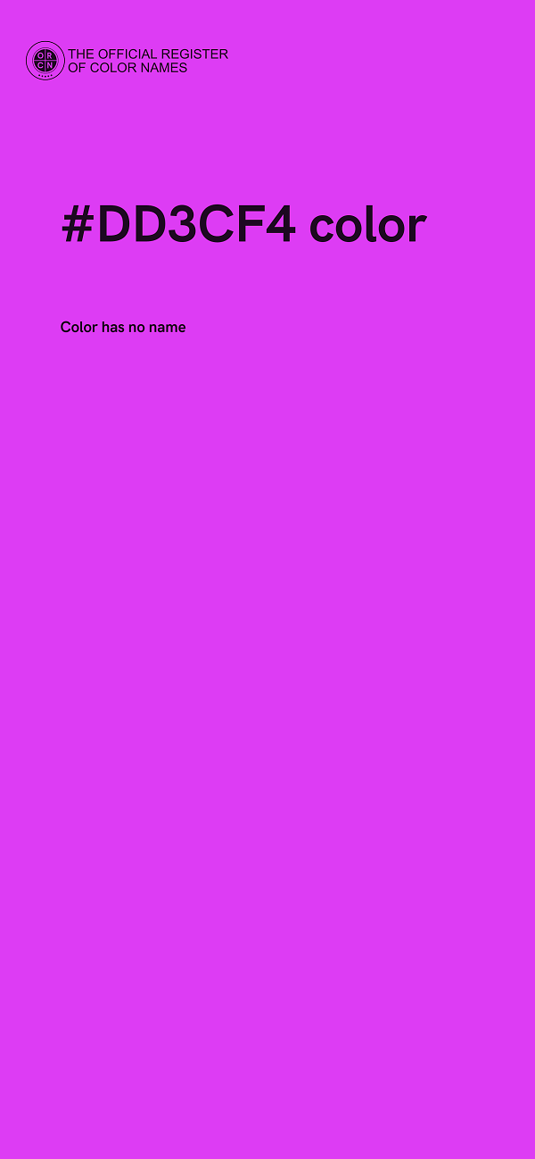#DD3CF4 color image