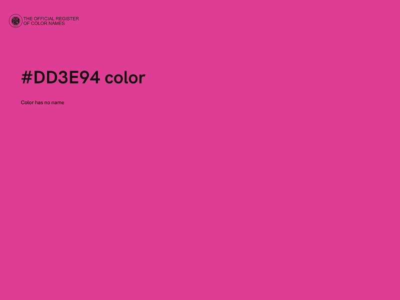 #DD3E94 color image