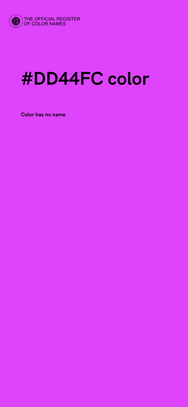 #DD44FC color image
