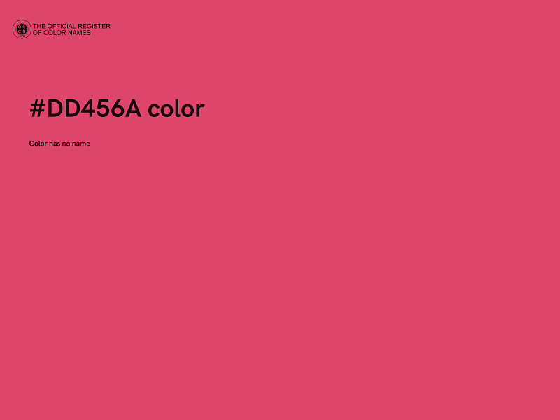 #DD456A color image