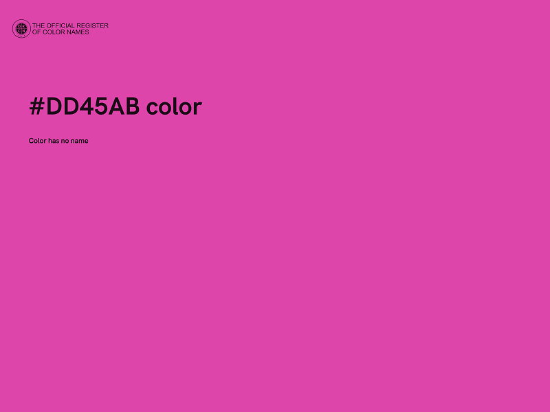 #DD45AB color image