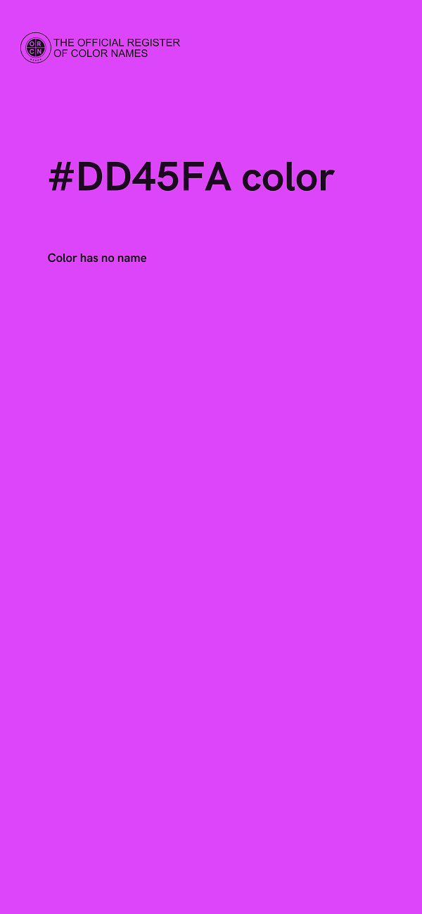 #DD45FA color image
