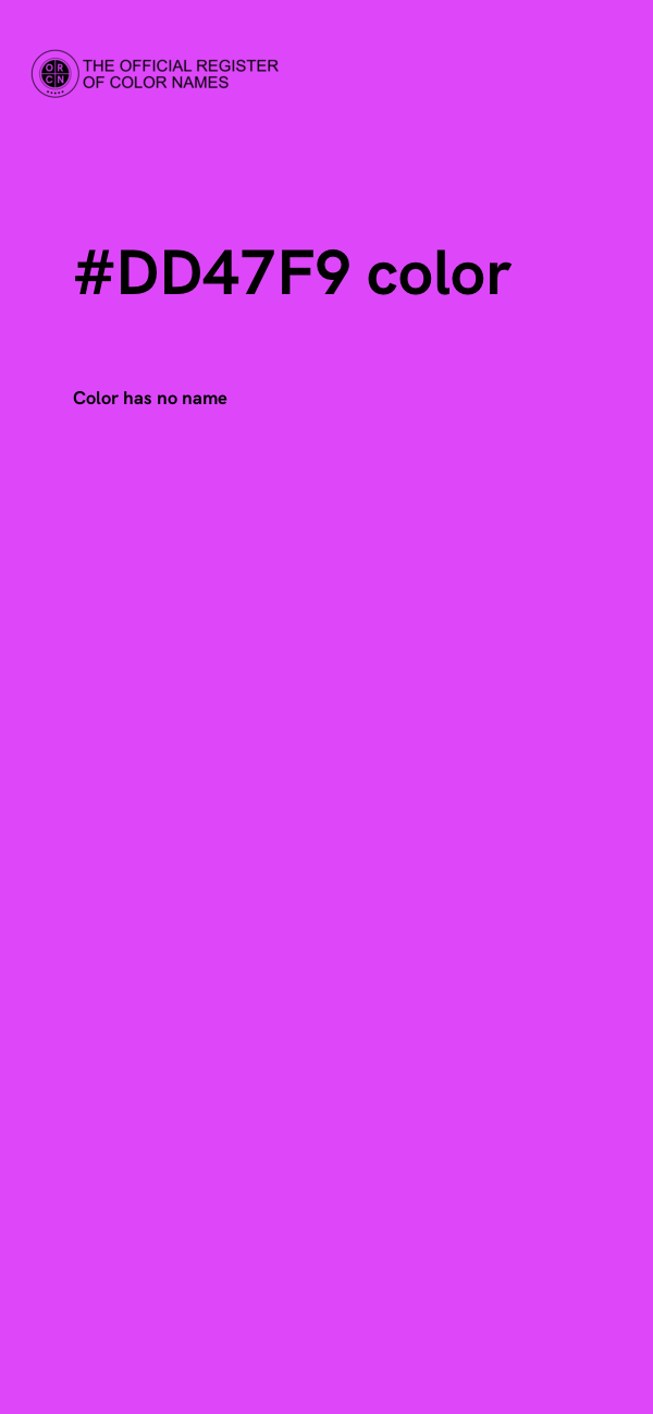 #DD47F9 color image