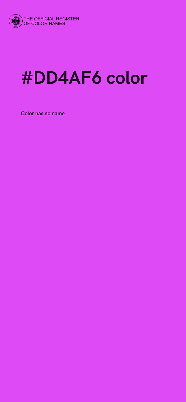 #DD4AF6 color image