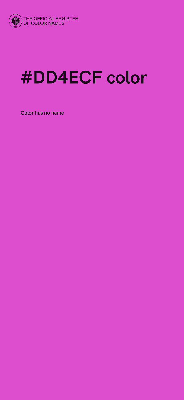 #DD4ECF color image