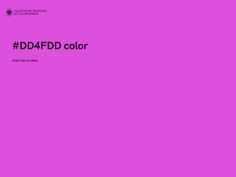 #DD4FDD color image