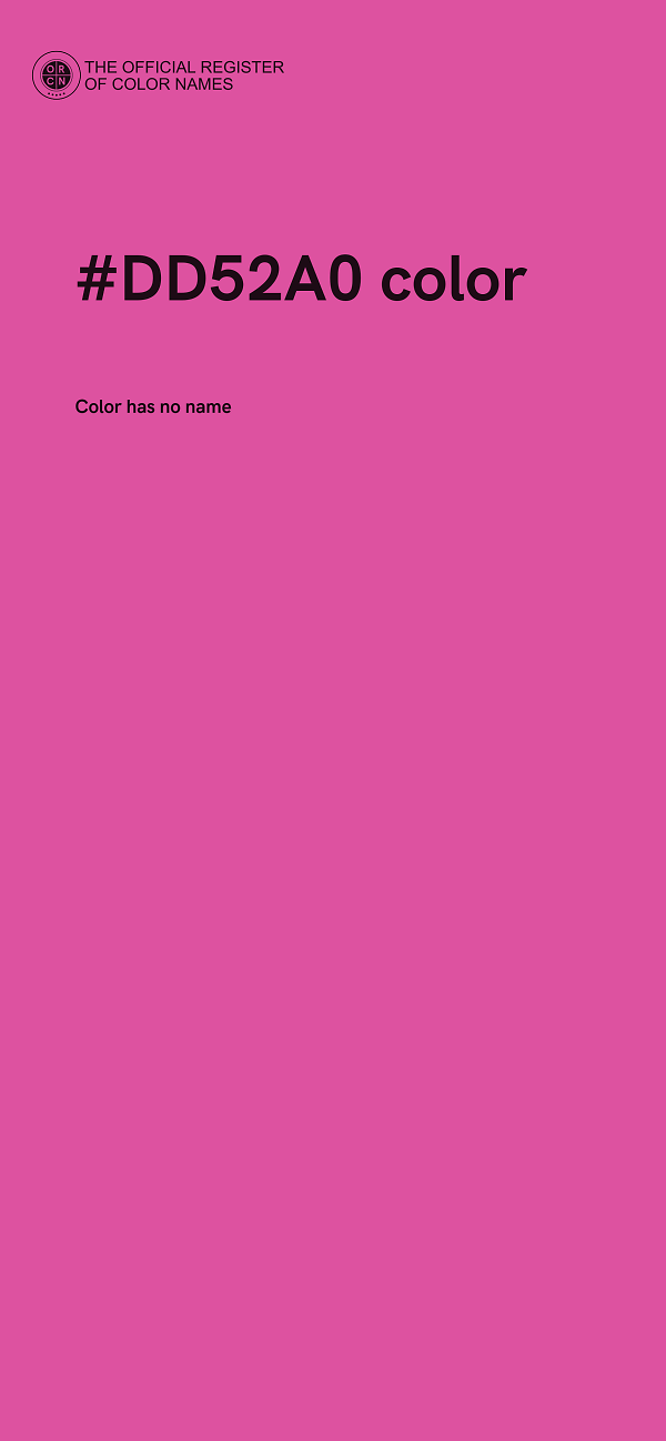 #DD52A0 color image