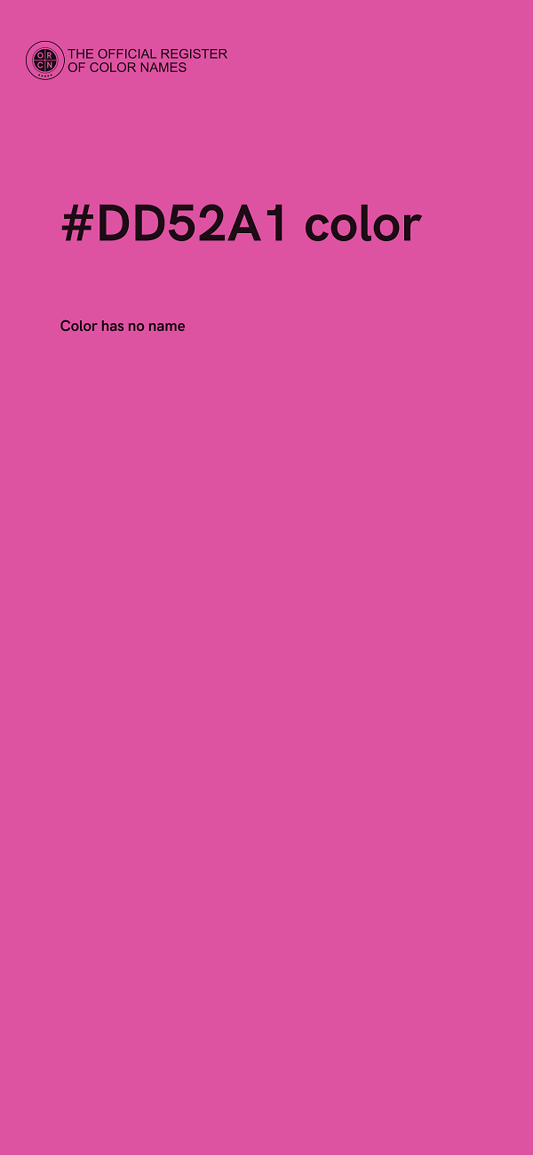 #DD52A1 color image