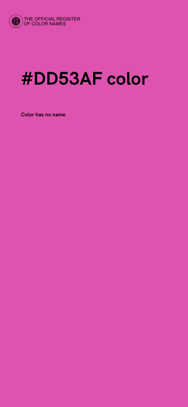 #DD53AF color image