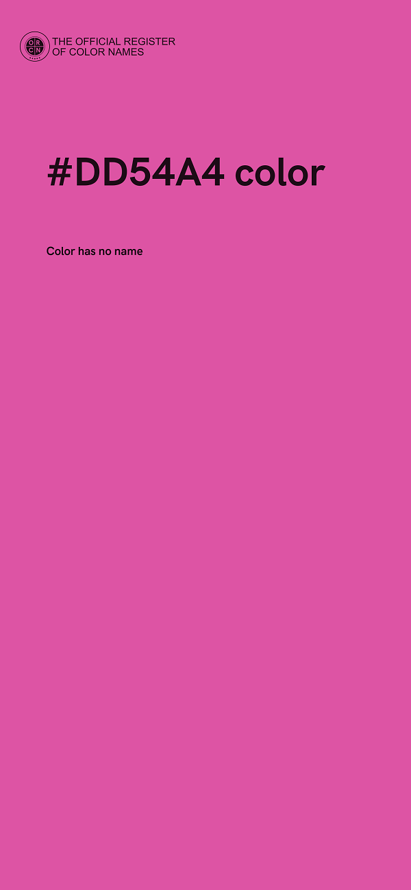#DD54A4 color image