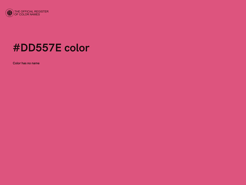 #DD557E color image