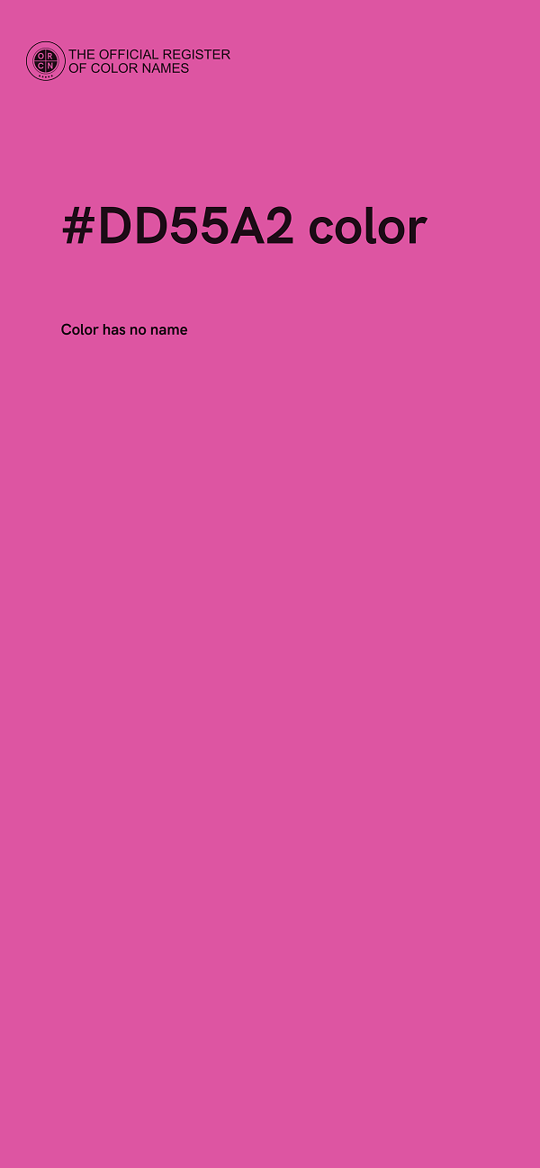 #DD55A2 color image