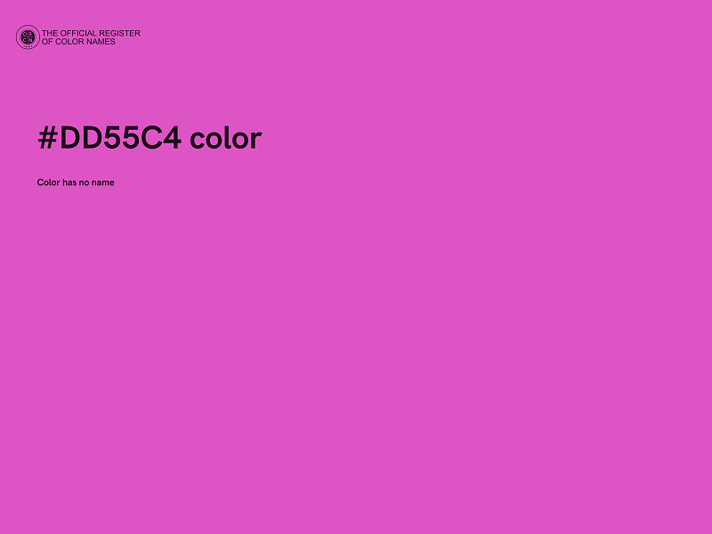 #DD55C4 color image