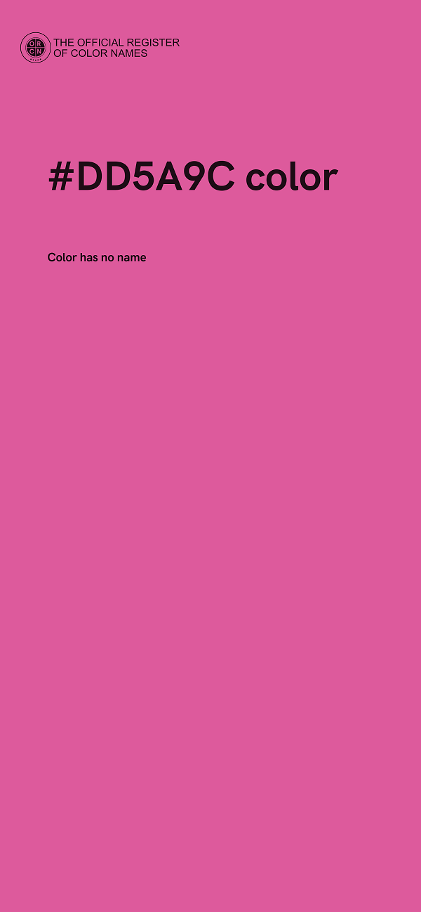 #DD5A9C color image
