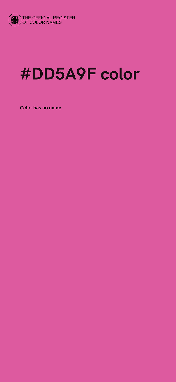 #DD5A9F color image