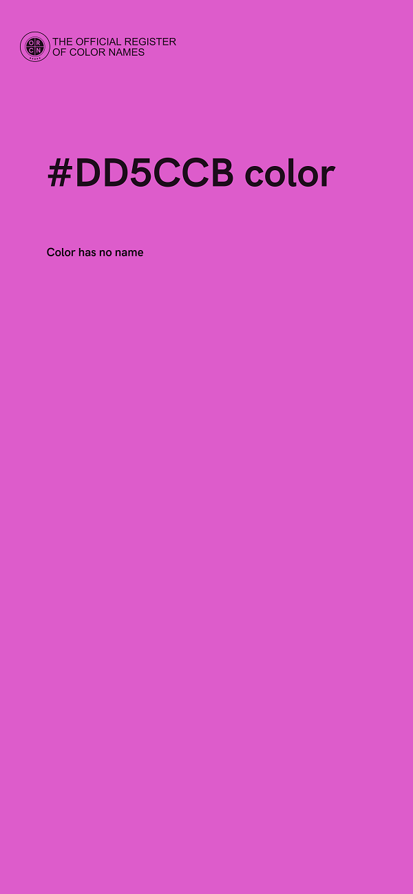 #DD5CCB color image