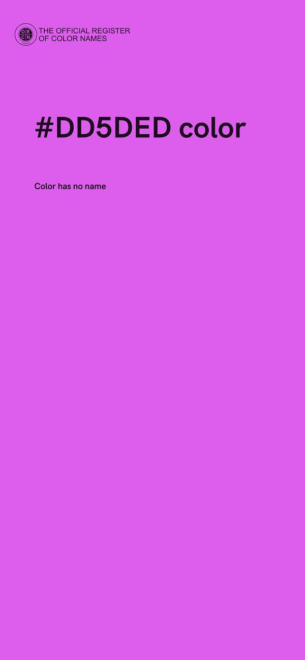#DD5DED color image