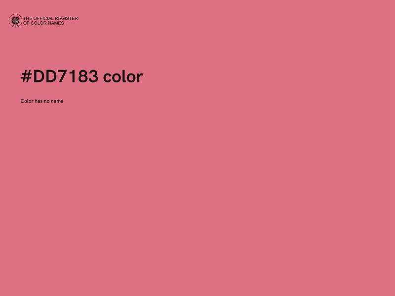 #DD7183 color image
