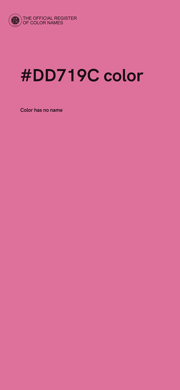 #DD719C color image