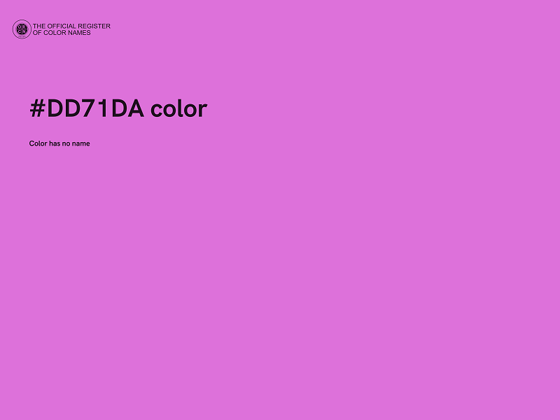 #DD71DA color image