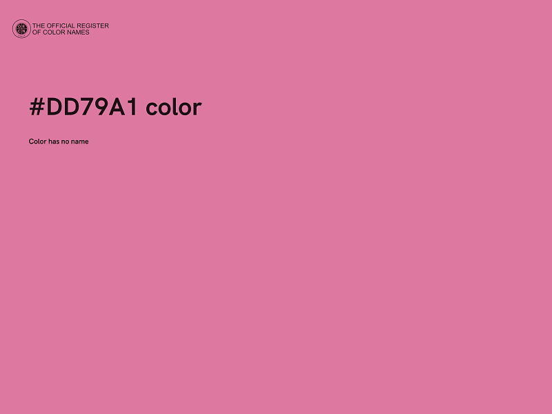#DD79A1 color image