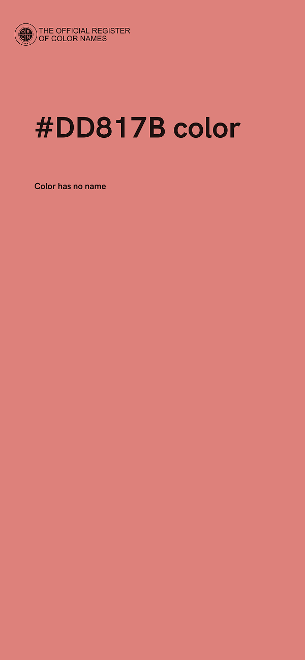 #DD817B color image