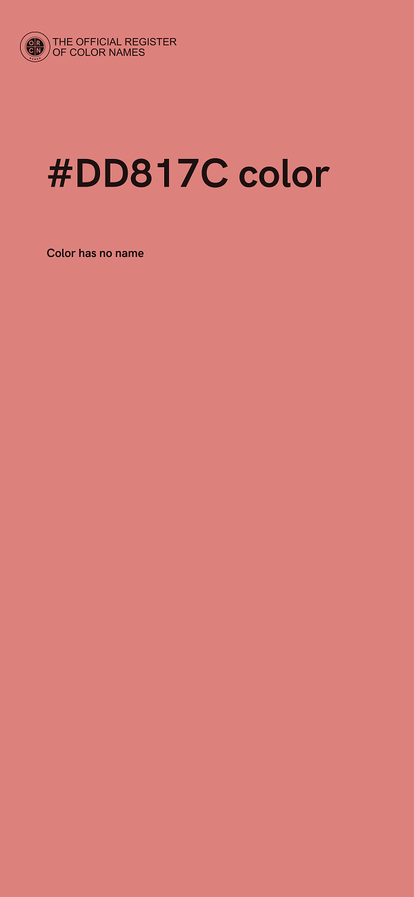 #DD817C color image