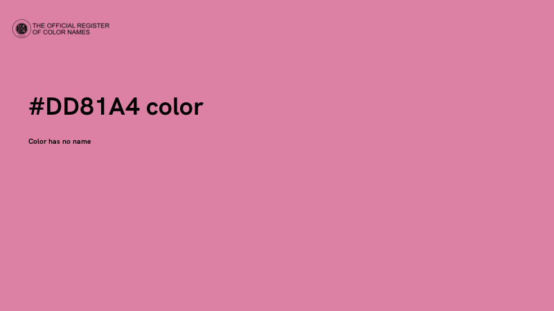 #DD81A4 color image
