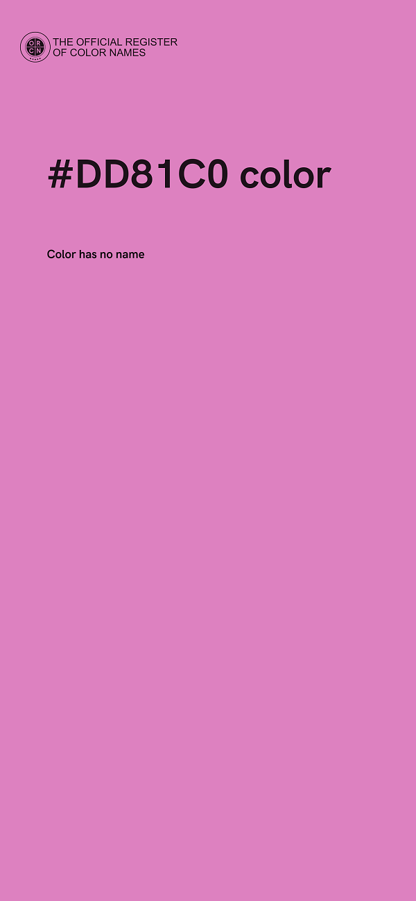 #DD81C0 color image
