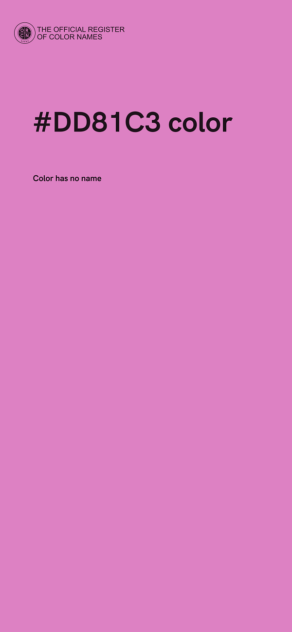 #DD81C3 color image
