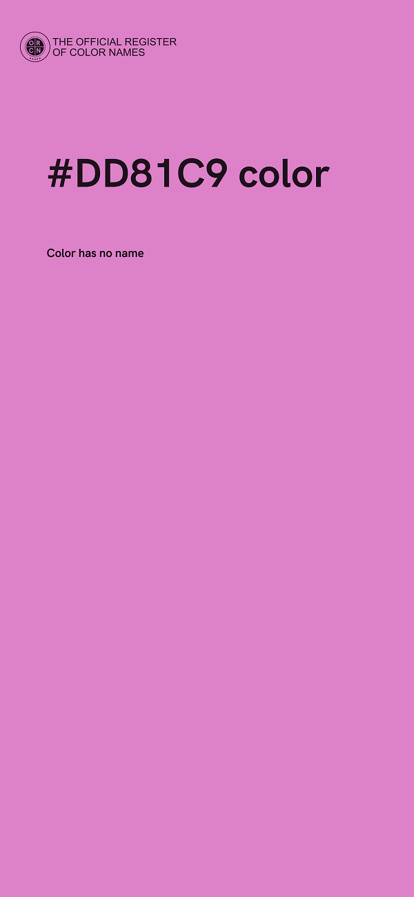 #DD81C9 color image