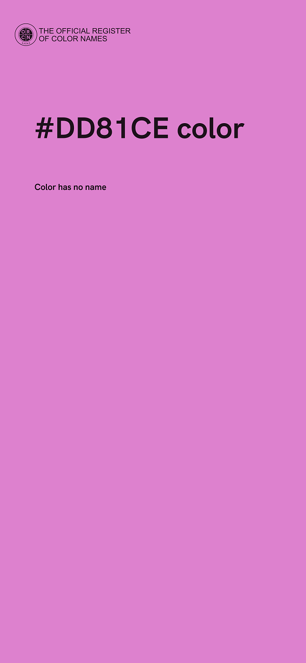 #DD81CE color image