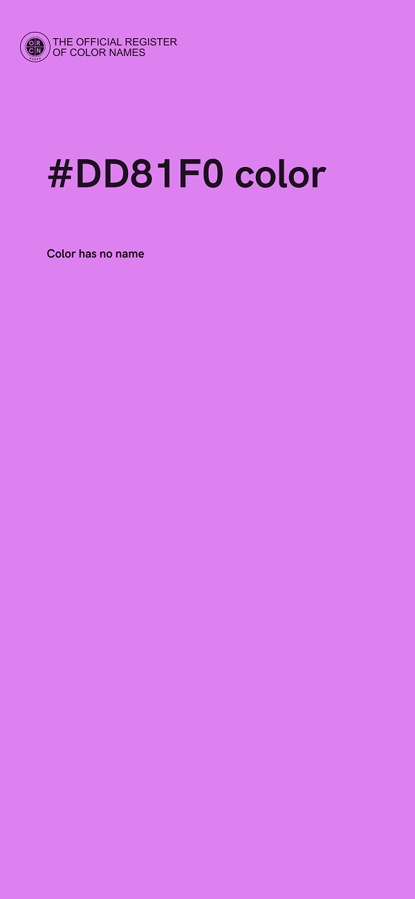 #DD81F0 color image