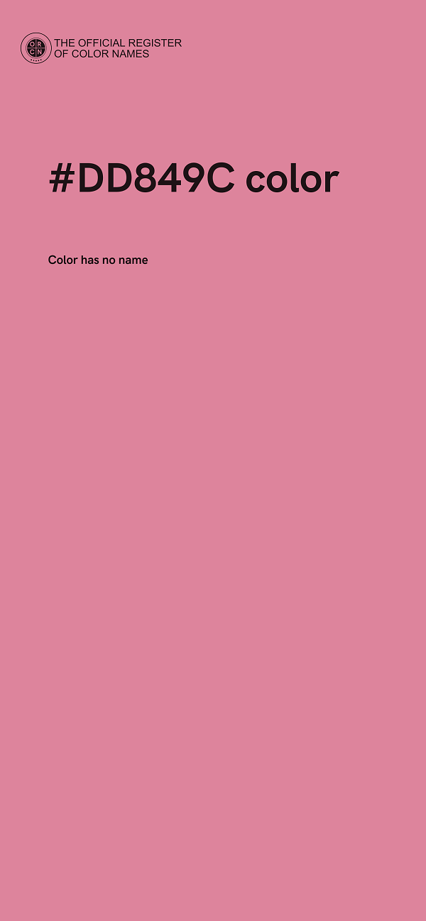 #DD849C color image
