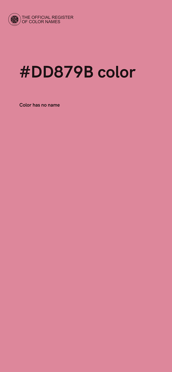 #DD879B color image