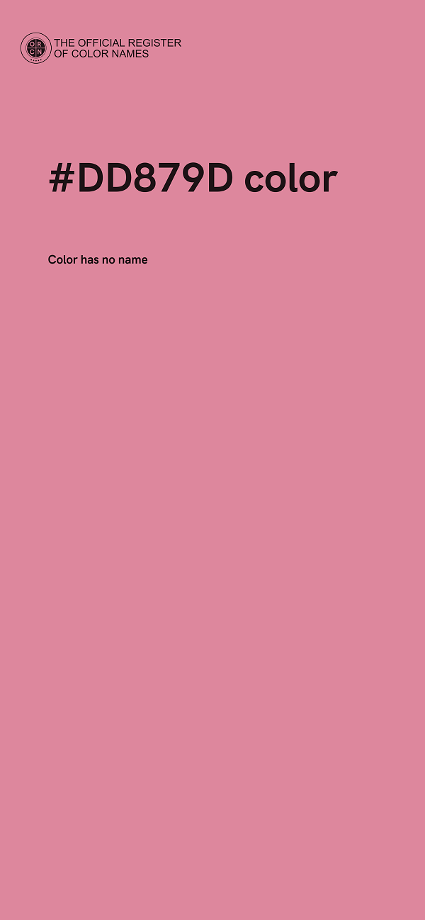 #DD879D color image