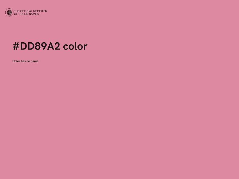 #DD89A2 color image