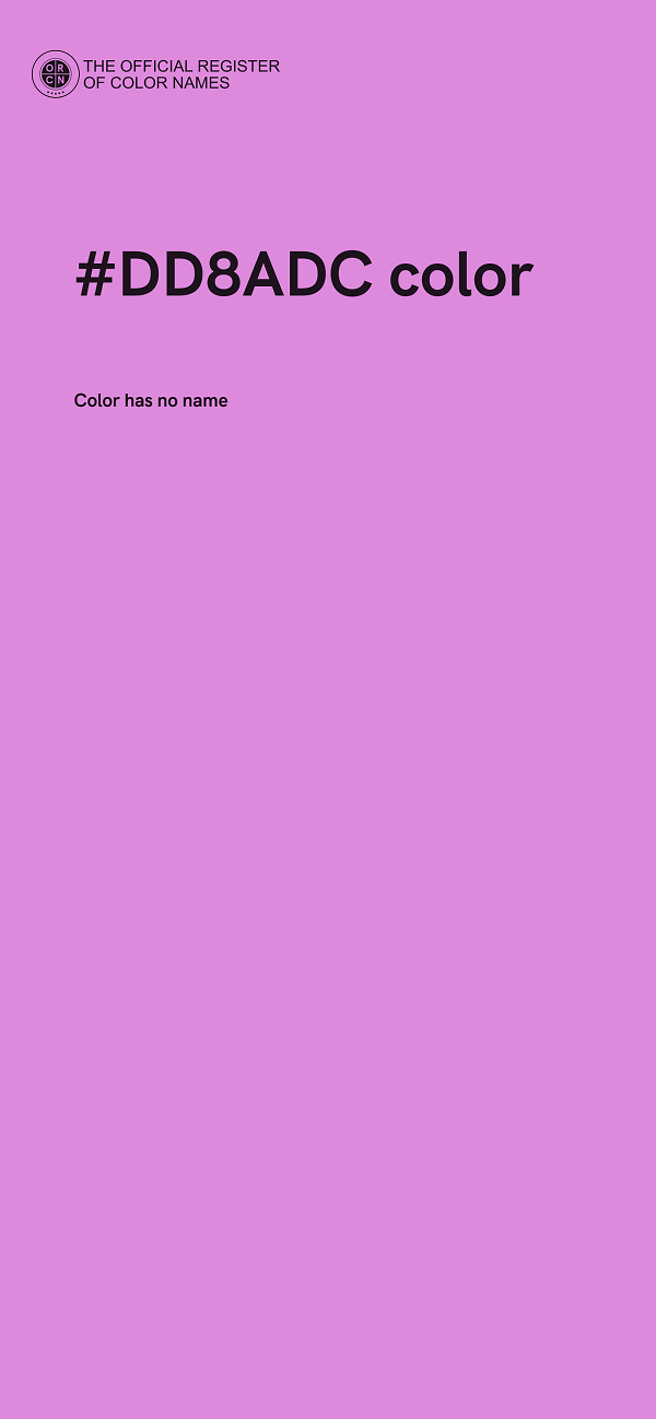 #DD8ADC color image