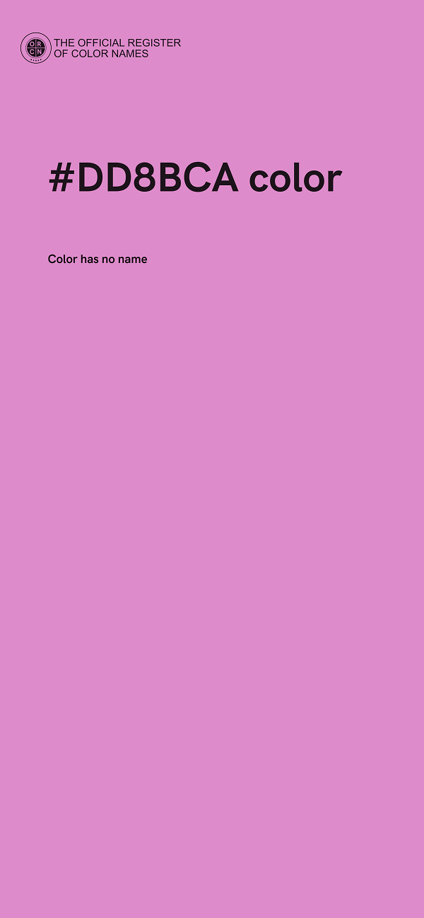 #DD8BCA color image