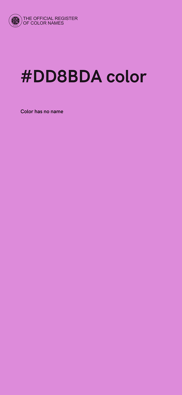 #DD8BDA color image
